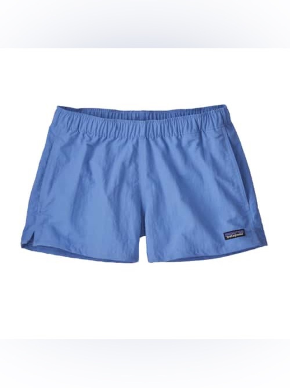 Patagonia Women’s Barely Baggies Shorts Size Large Blue 3” Inseam